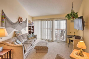 Walkable Condo with Balcony, Dock and Pool Access